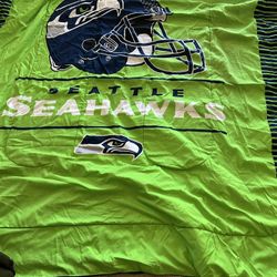 Seahawks Full/Twin Bed Set Comforter,  Shams Included.
