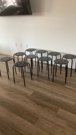 New stools $7 each. Or $50 for all 10