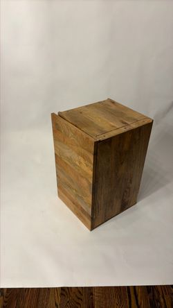 Wooden cabinet with shelves