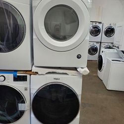 Whirlpool Washer 5.0 Cu.ft & Electric 7.4 Cu.ft.Dryer (Semi New )