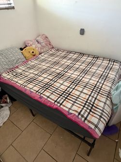 Queen bed and mattress for sale