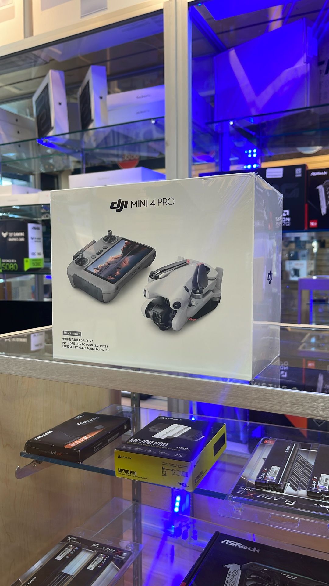DJI Mini 4 Pro Fly More Combo Plus With RC2 