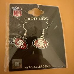 San Francisco 49ers Earrings 