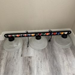 Billard Pool Ball Hanging Light Fixture 