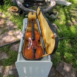 Violin With Case. Small