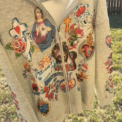 Jesus Zip Up Jacket