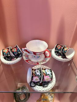 Coffee set for 6 , China,