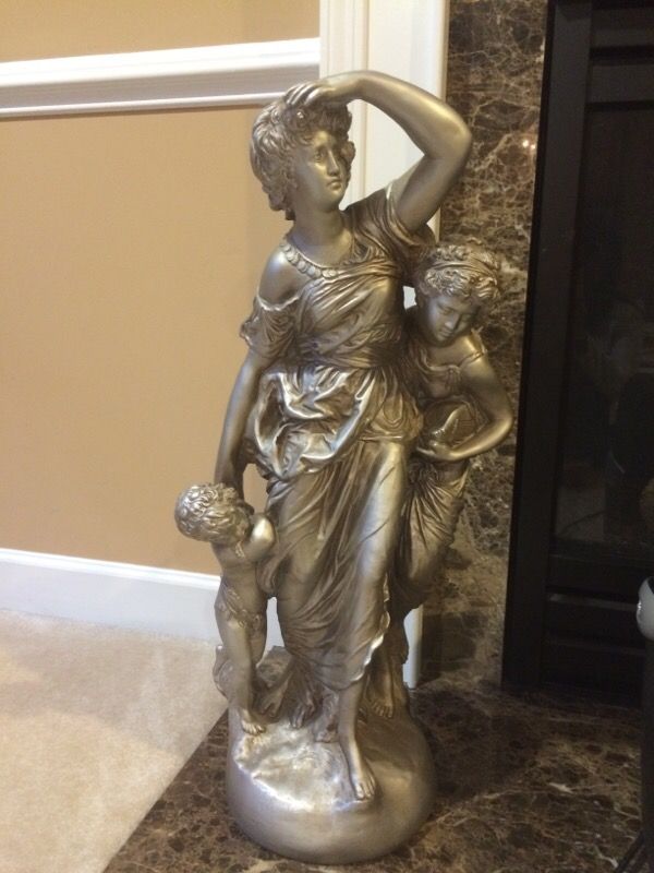 Beautiful silver statue 30 inch for Sale in Cary, NC OfferUp