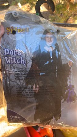 Kids Dark Witch size 12/14