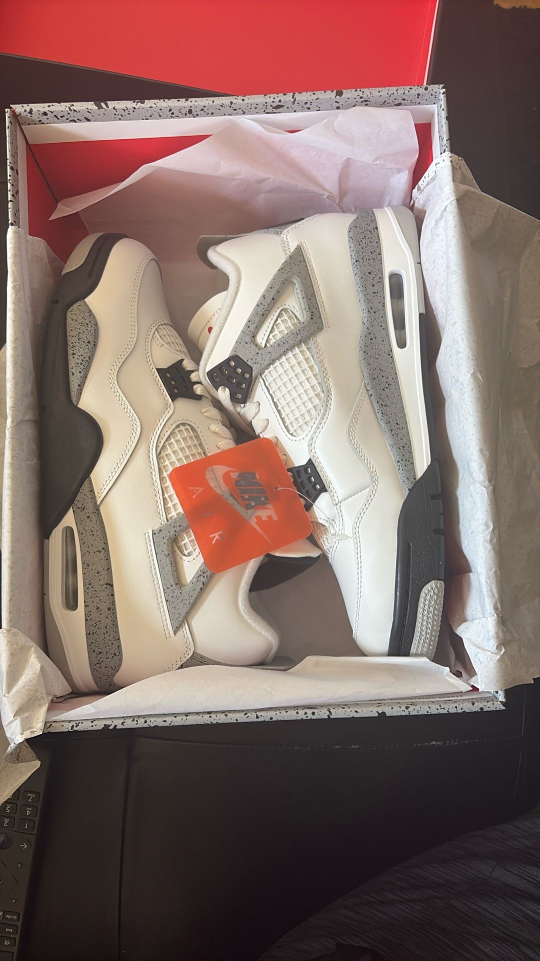Jordan 4 White Cement
