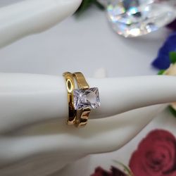 Rings Set Stainless Steel  Promises Also Band Sizes 7.8.9 