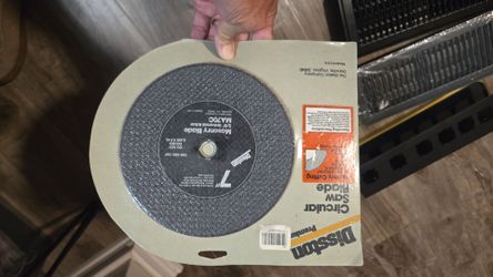 Disston 7" masonry circular  saw blade