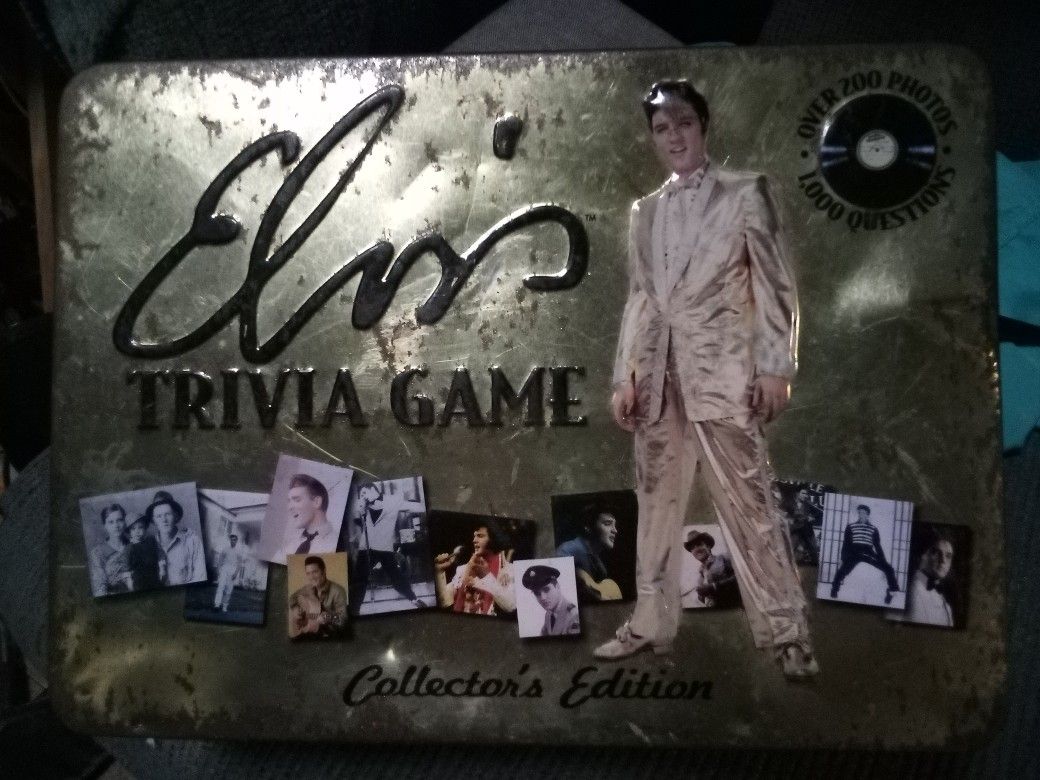 Elvis Presley Trivia Game, Collector's Edition