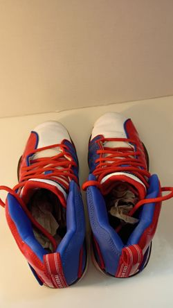 Jordan Kids Red, Blue & White High-Top Sneakers Nike Air Jordan Jumpman Team II