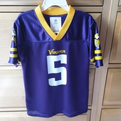 NFL Minnesota Vikings Bridgewater Jersey Kids Size X-Small (4/5)