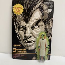 Super7 Werewolf Of London ReAction Figures GLOW  In The Dark NEW