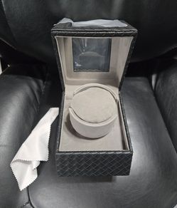 Silent Watch Winder Premium PU Leather Luxurious Display Case for Automatic Watches