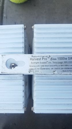 Harvest pro sunlightpro 1000 watts