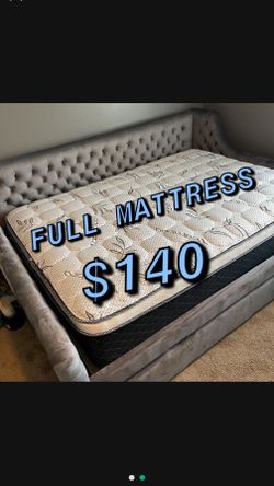 BRAND NEW PILLOW TOP MATTRESSES ✅ COLCHONES NUEVOS PILLOW TOP 💯‼️   QUEEN SIZE $150 ❌ $210 With Box Spring   FULL SIZE $140 ❌ $200 With Box Spring💥 