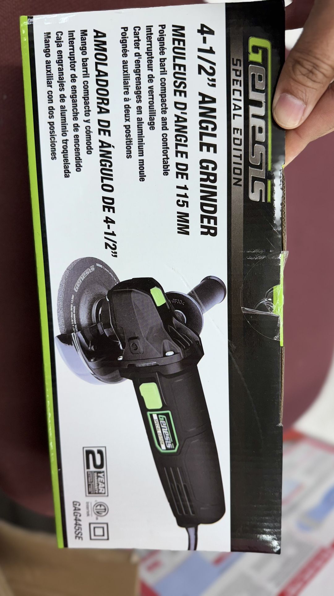 Genesis SPECIAL EDITION 4-1/2" Angle Grinder