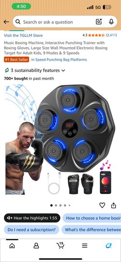Musical Boxing machine