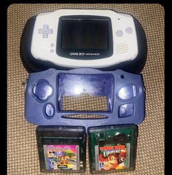 Gameboy Advance & Two Games