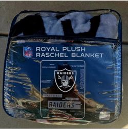 TWIN SIZE RAIDERS BLANKET 