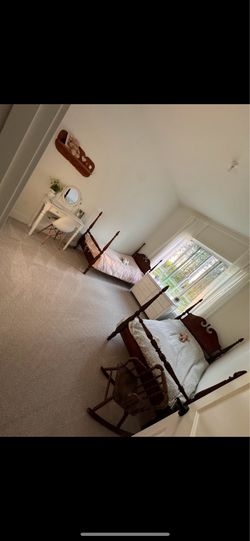Vintage twin beds