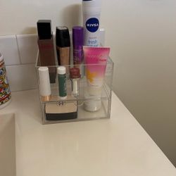 Clear Make Up Organizer  With Drawer, $12