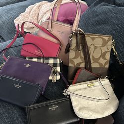 Coach And Kate Spade Purses And Wallets