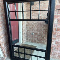 Window Pane Mirror 36” X 54”