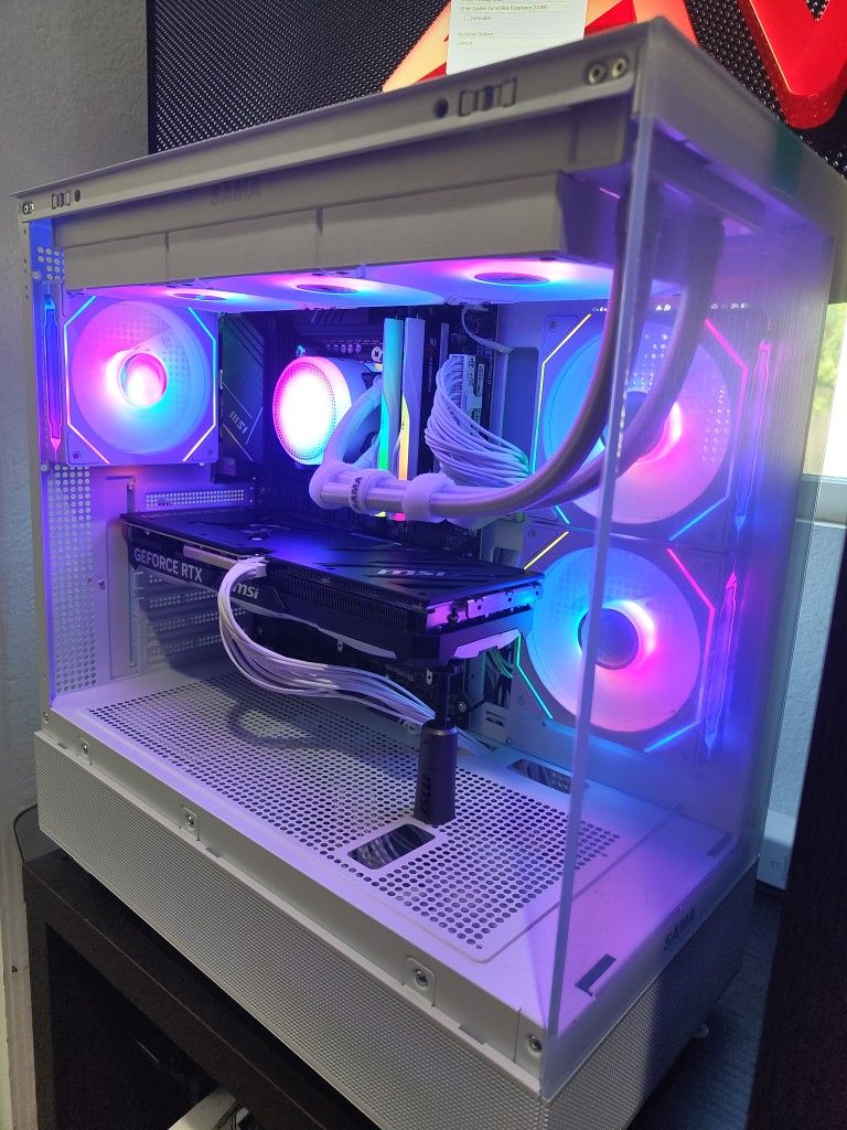 High End White Esthetic Gaming Pc