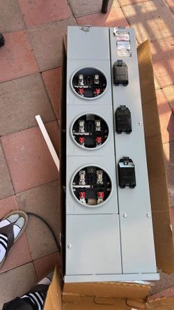 Siemens 400 Amp Disconnect Web1400b Power mod And Wmm31125 3 Gang Meter