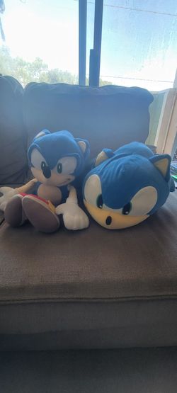 Sonic the Hedgehog Plush Toys Set of 2 backpack & pillow