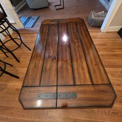 Coffee Table, And Table And Bar Chairs