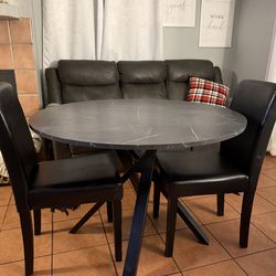 IKEA - BLACK MARBLE EFFECT TABLE