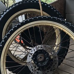 Honda Xl Dirtbike Rims And Tires 