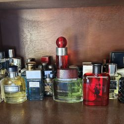 More Than 30 Bottles Of Men’s Cologne. 