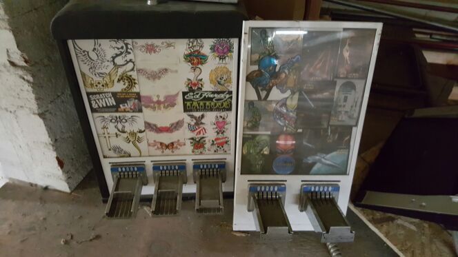 Sticker vending machine