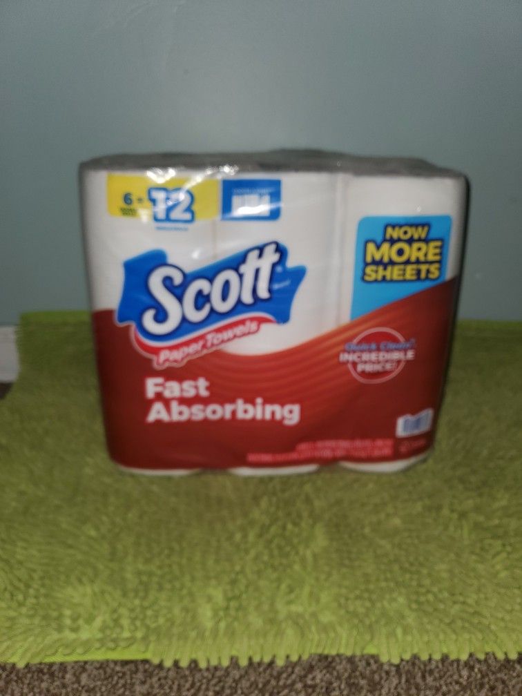 6 Rolls Paper Towels