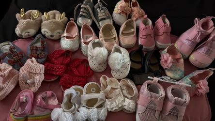 Baby Girl Shoes 0-6 Months
