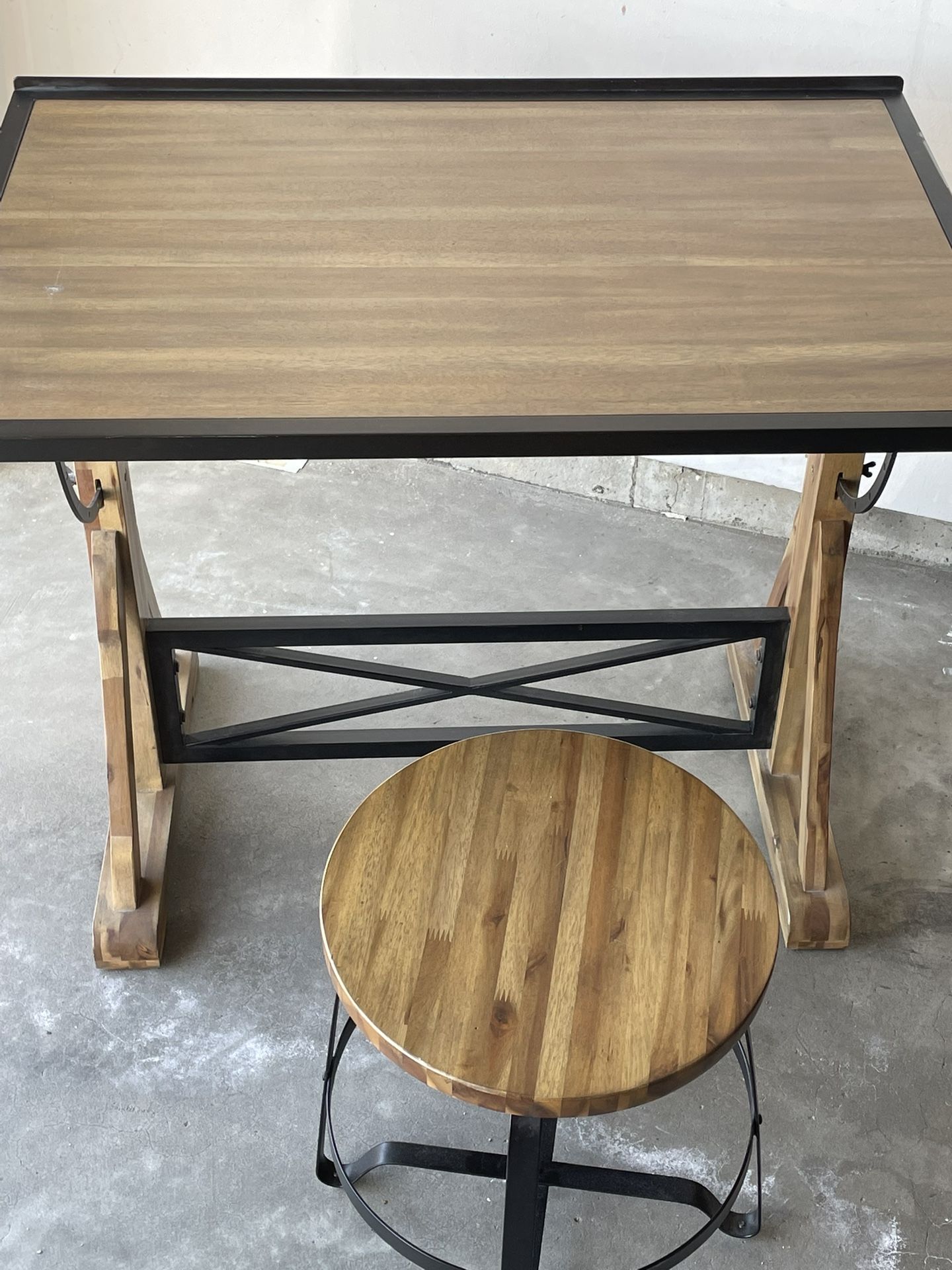 Desk w/  Matching Stool