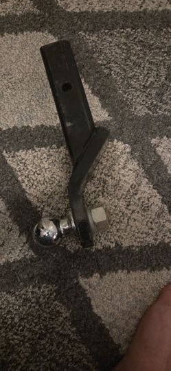 Trailer hitch ball mount,no pin  5000 pounds