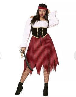 Women’s Pirate Costume 1X (18-20) Brand New! 