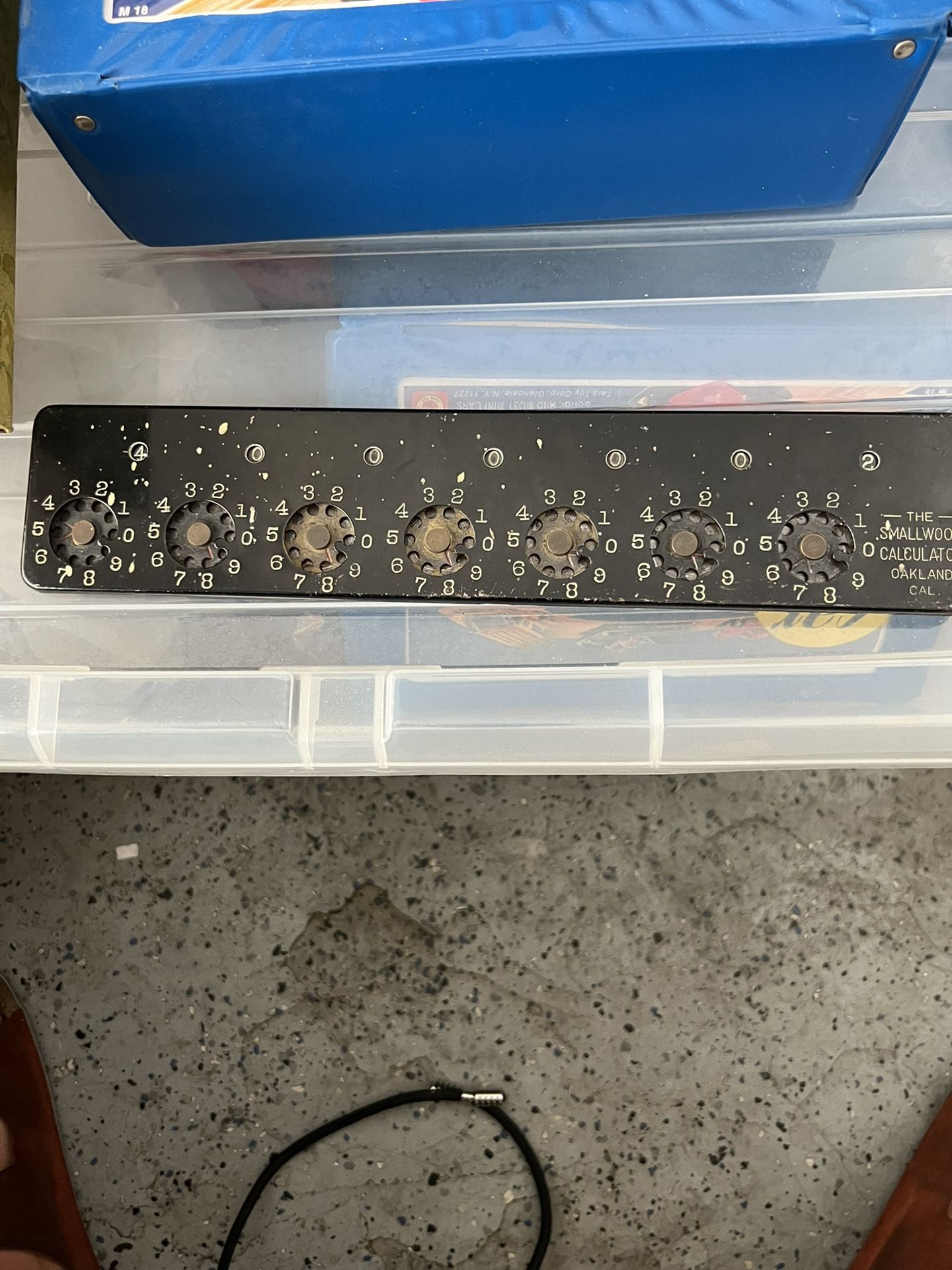 Vintage Smallwood Oakland calculator