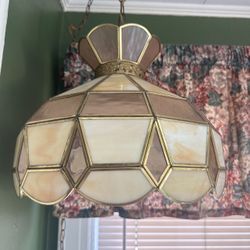 Antique Glass Pendant Light 