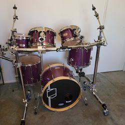 TJS Drumset, Gerbrater Rack Is Not Included 