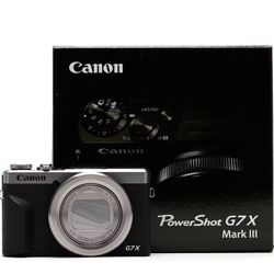 Canon G7X Mark III Silver Black