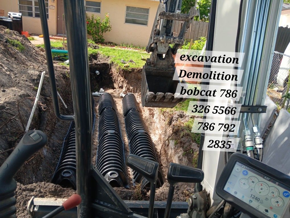 Excavation Demolition Bobcat