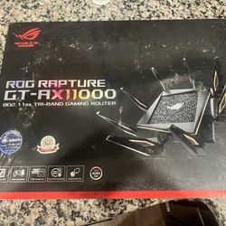 ASUS ROG Rapture GT-AX11000 Tri-Band WiFi 6 Gaming Router [BRAND NEW SEALED IN BOX]